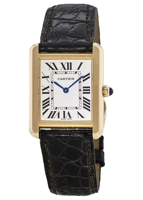 cartier tank solo women's watch|pre owned cartier tank solo.